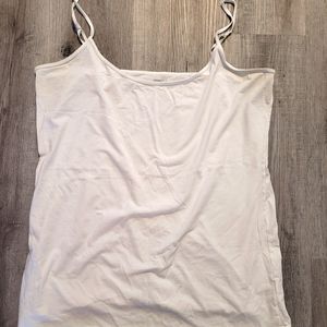 XXL tall 2 pack white Old Navy cami with adjustable straps